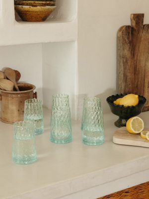 Lot de 6 verres Beldi Modèle losange
