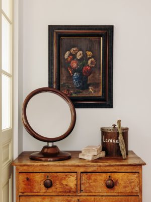 Tableau “Les Zinnias” Huile sur bois